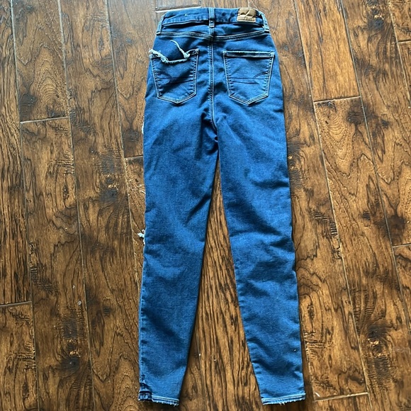 American Eagle curvy highest rise jegging, size 0 - Picture 6 of 7